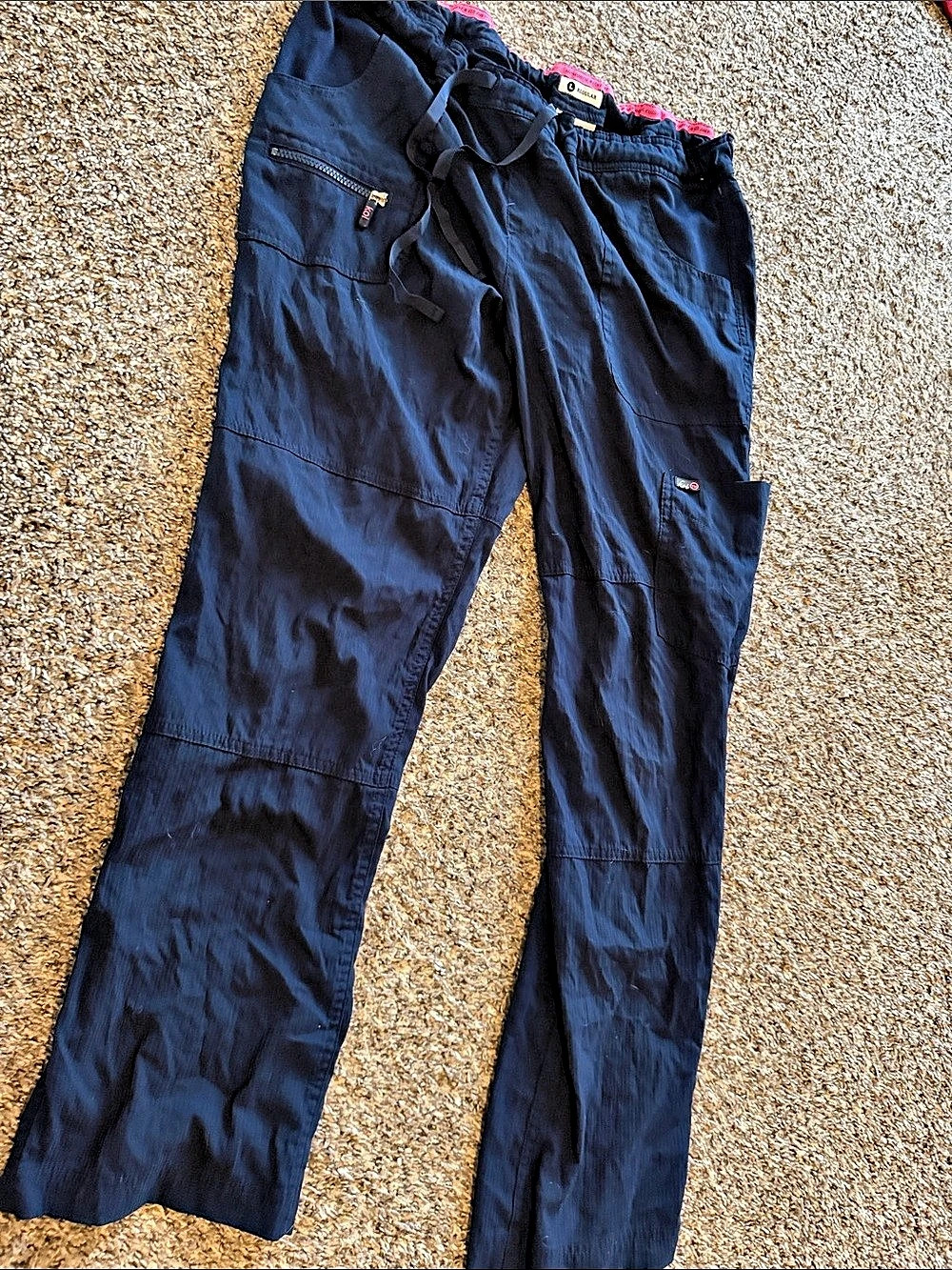 Koi Lite Peace Scrub Pant Slim Fit Blue Large